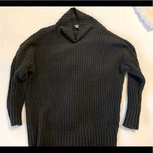 Aerie Cowl Neck Knit Sweater